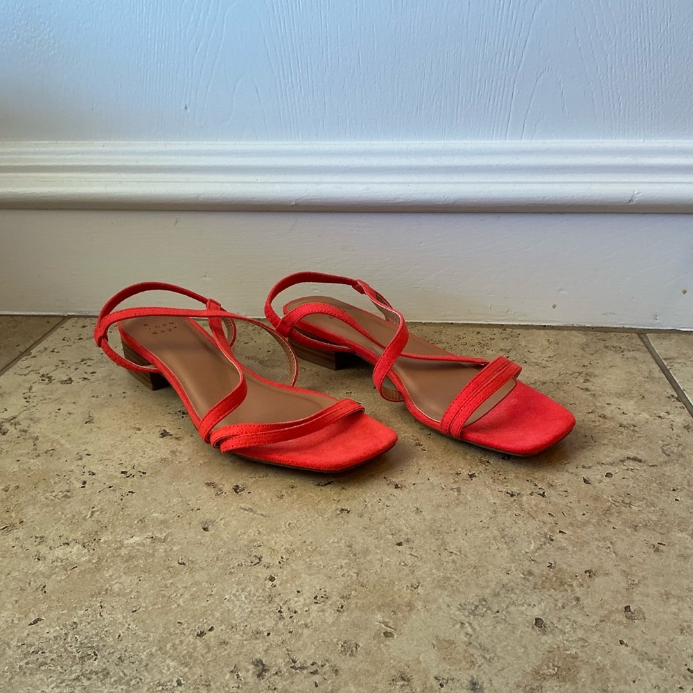 Coral Strappy Sandals